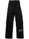 44 Label Group Trousers With Logo In Black