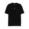 44 Label Group Lasered Cotton T-shirt In Black