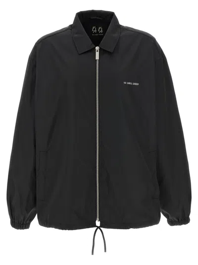 44 Label Group Tour Coach Jacket In White/black | ModeSens