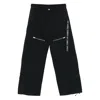 44 Label Group Logo-tape Trousers In Black