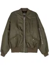 44 Label Group Profiler Bomber Jacket In Green