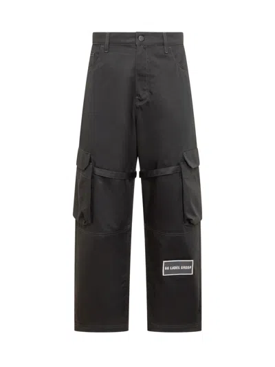 44 Label Group Cargo Pants In Black