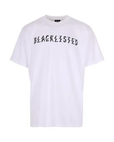 44 Label Group Classic T-shirt For Men In Optical White + Blacklisted Bl