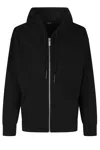 44 Label Group Classic Zip Hoodie In Black