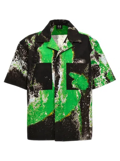 44 Label Group Corrosive Bowling Shirt In Green