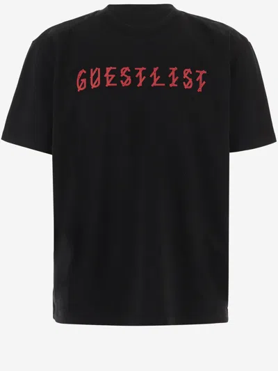 44 Label Group Cotton Guestlist T Shirt In Black