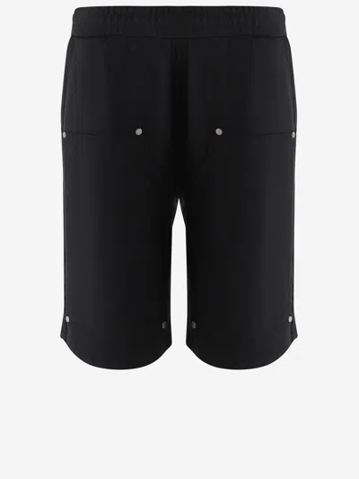 44 Label Group Cotton Shorts In Black