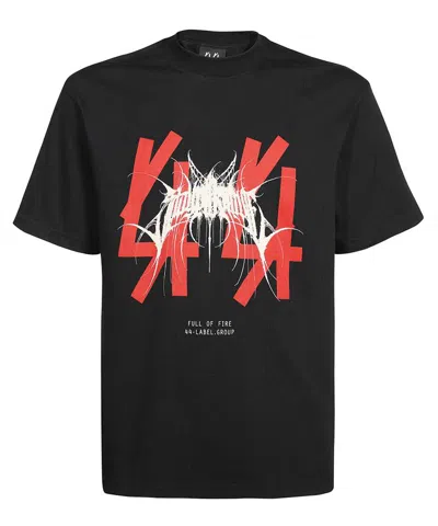 44 Label Group Cotton T-shirt In Black