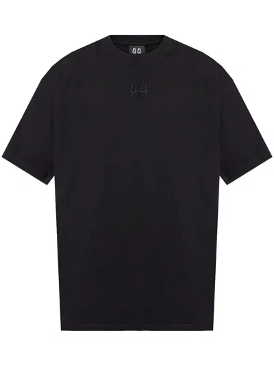 44 Label Group Cotton T-shirt In Black