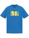 44 Label Group Short-sleeved T-shirt In Blue