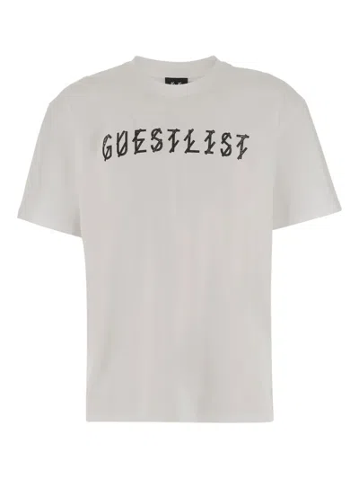 44 Label Group Cotton T-shirt With Print In Neutral