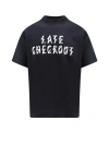44 LABEL GROUP COTTON T-SHIRT WITH LATE CHECK OUT PRINT