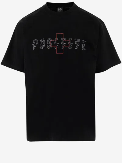 44 LABEL GROUP COTTON T-SHIRT WITH PRINT