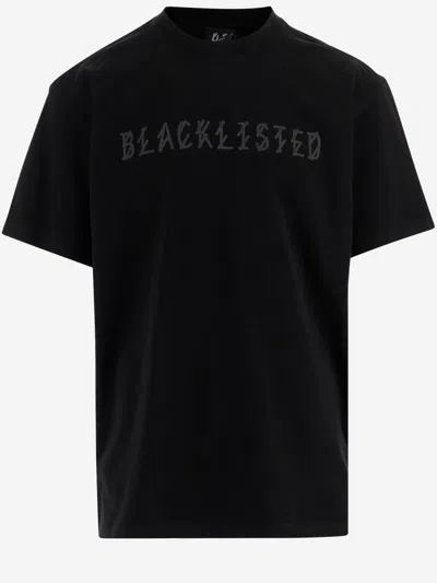 44 Label Group Cotton T-shirt With Print In Black