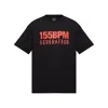 44 Label Group Black T-shirt With Print On The Front And Maxi Slogan Print On The Back