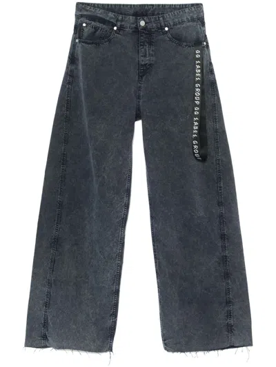 44 Label Group Desert Pappas Wide-leg-jeans In Blau