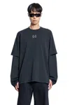44 Label Group Double Sleeve Tee In Blue