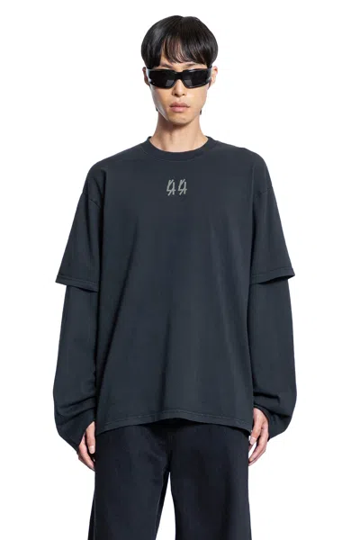 44 Label Group Double Sleeve Tee In Blue