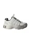 44 Label Group Dragger Sneakers In Grey Polyester In Gray
