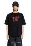 44 Label Group Cotton T-shirt With Logo Print In Black