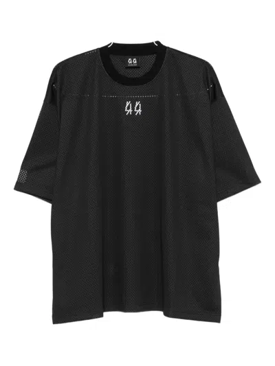 44 Label Group Embroidered-logo T-shirt In Black
