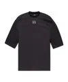 44 Label Group Embroidered-logo T-shirt In Black
