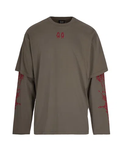 44 LABEL GROUP T-SHIRT EWIGKEIT DOUBLE SLEEVE
