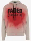 44 Label Group Faded Gen Cotton Sweatshirt With Print