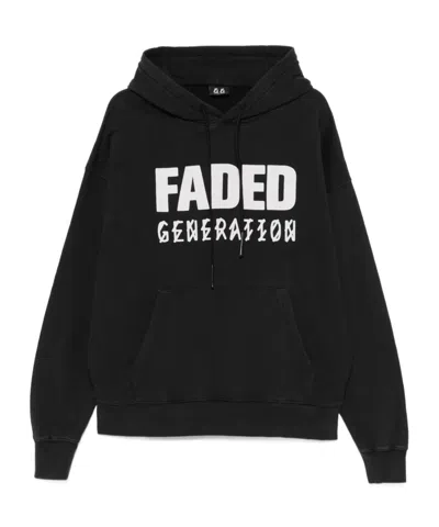 44 LABEL GROUP 44 LABEL GROUP FADED GRAPHIC HOODIE SWEATER