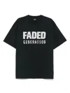 44 Label Group Faded Gen T-shirt In Black