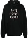 44 Label Group Fallout Logo-print Cotton Hoodie