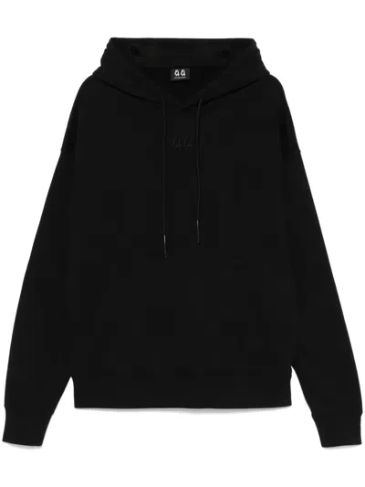 44 Label Group Fossil Hoodie In Black