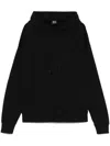 44 Label Group Fossil Hoodie In Black