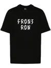 44 Label Group Front Row Cotton T-shirt In Black