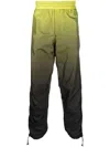 44 Label Group Gradient-effect Track Pants In Grün