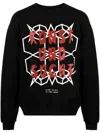 44 LABEL GROUP GRAPHIC-PRINT COTTON SWEATSHIRT