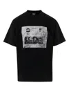 44 Label Group Graphic-print Short-sleeve T-shirt In Black