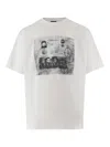 44 Label Group Cotton T-shirt With Print In White