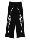 44 Label Group Graphic-print Trousers In Black