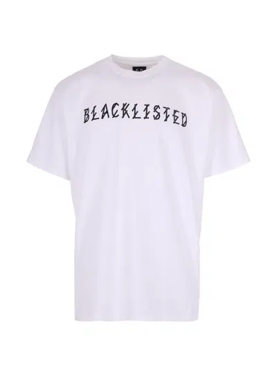 44 Label Group Graphic Short Sleeve Round Neck T-shirt With Tonal Stitching In White