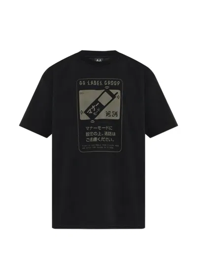44 Label Group Graphic T-shirt In Black
