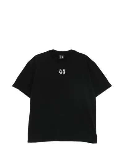 44 Label Group Graphic-print Logo-print T-shirt In Black