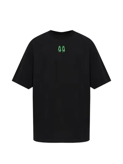 44 Label Group Graphic-print T-shirt In Black