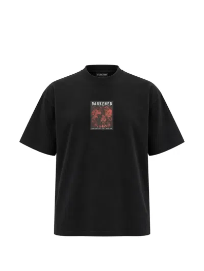 44 Label Group Graphic-print T-shirt In Black