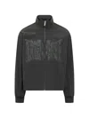 44 Label Group Essentials Zip Neck Jacket In Gray
