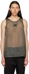 44 Label Group Gray Fango Sin Tank Top In 201 Fango