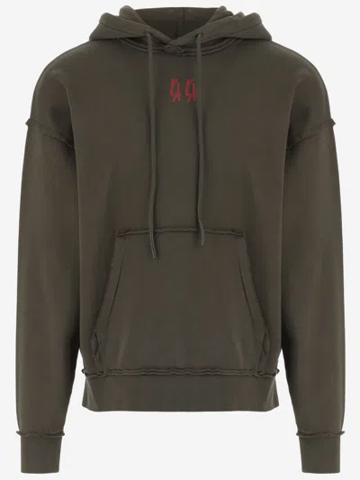 44 LABEL GROUP MEN GREEN LOGO PRINT HOODIE, S LUXURY SWEATSHIRTS & HOODIES FOR MEN DARVEYS