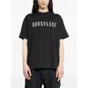 44 Label Group Oversized T-shirt With Unique Stampaint Design In Black