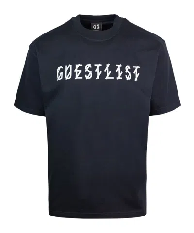 44 Label Group Guestlist Logo-print T-shirt In Black