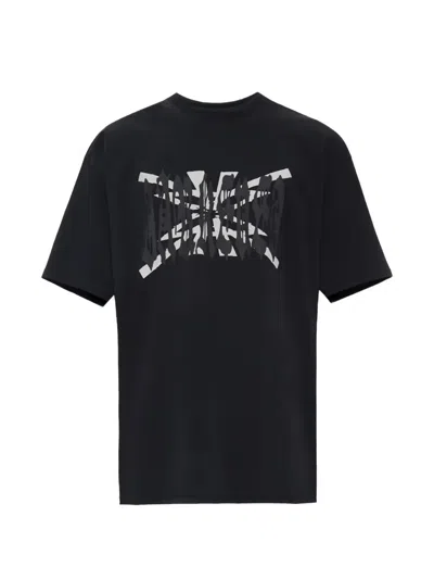 44 Label Group Hard Music Printed T-shirt In Black